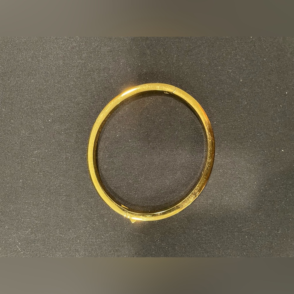 Kate Spade Gold Hinged Bracelet with Crystal Accents - Picture 5 of 8